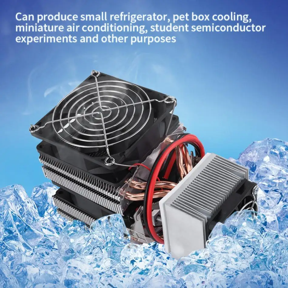 Полупроводниковое охлаждение охлаждающее устройство 12 В Термоэлектрический охладитель DIY мини-холодильник для дома/офиса