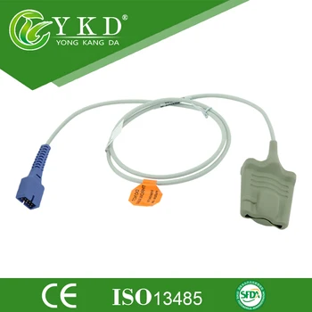 

9 pin plug DS-100A Adult soft Tip Oximax Spo2 Sensor,1m cable