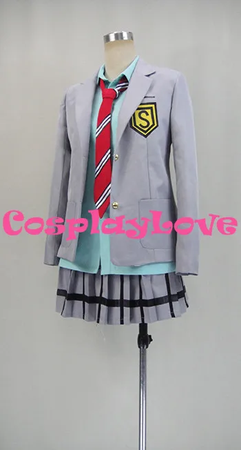 Your Lie in April Kaori Miyazono Uniform Dress Suit Cosplay Costume (3)