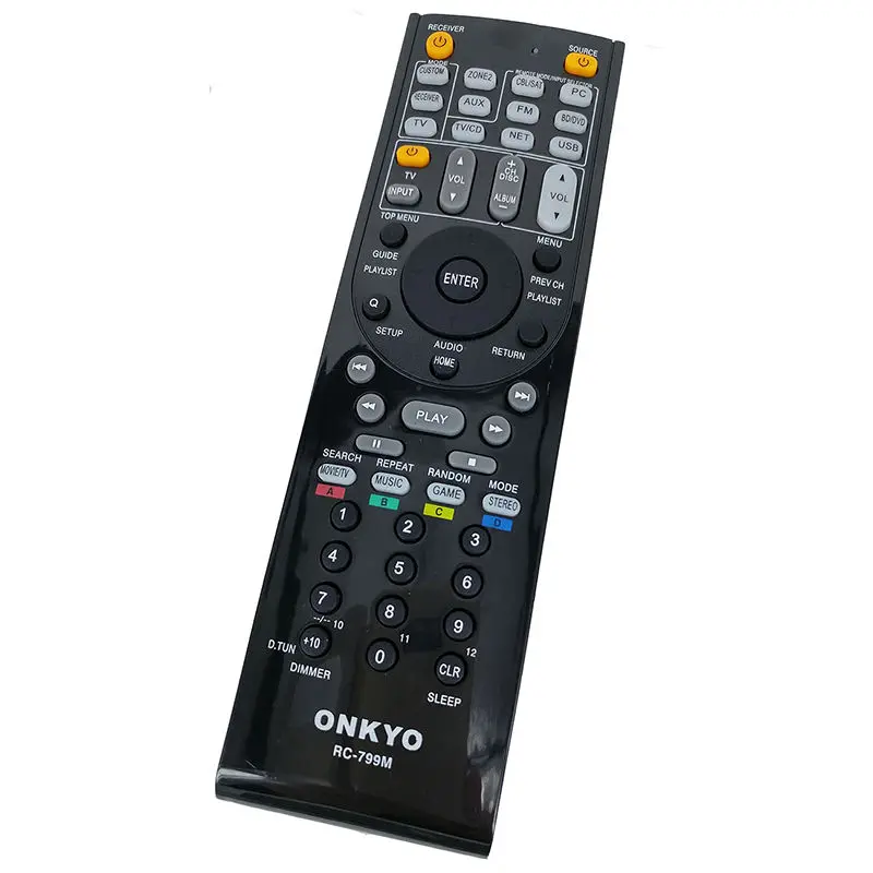 New Replacement Remote Control ONKYO RC 799M/24140799 for RC 834M RC
