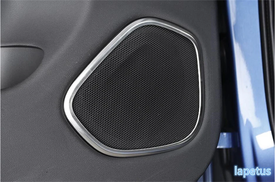 

Lapetus Inner Door Stereo Speaker Audio Sound Decorative Frame Ring Cover Trim Fit For Volvo XC60 2018 2019 / Stainless Steel