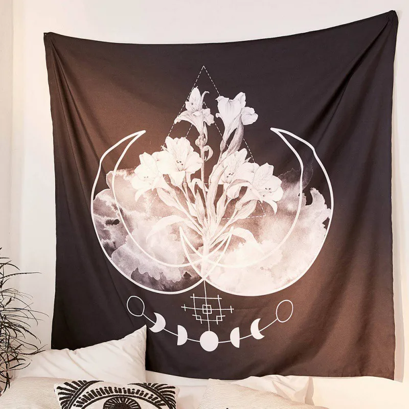 

Modern Style Fashion Tapestry Portable Hanging Blanket Summer Beach Towels Tablecloth Home Decoration Tapestry 150*130cm