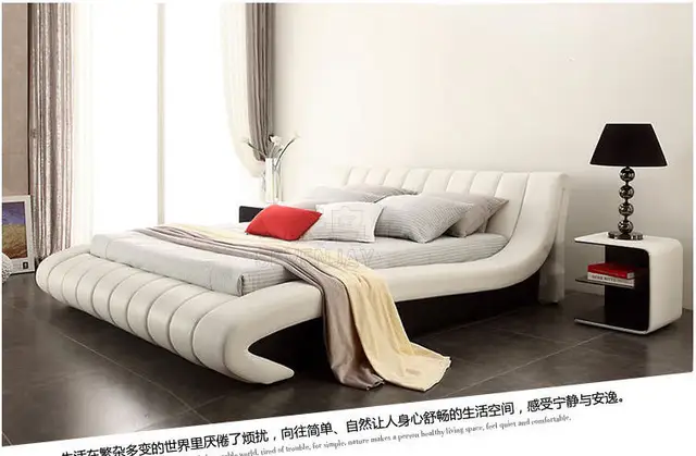 Special Offers Europe and America Genuine leather bed frame Modern Soft Beds Home Bedroom Furniture cama muebles de dormitorio / camas quarto Special Offers Europe and America Genuine leather bed frame Modern Soft Beds Home Bedroom Furniture cama muebles de dormitorio / camas quarto