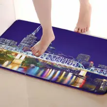 Мост Стиль Ванная комната Коврики, забавные Нескользящие Для ванной Коврики, Занавески для душа Интимные аксессуары, Коврики Чинг вашей душе Шторы