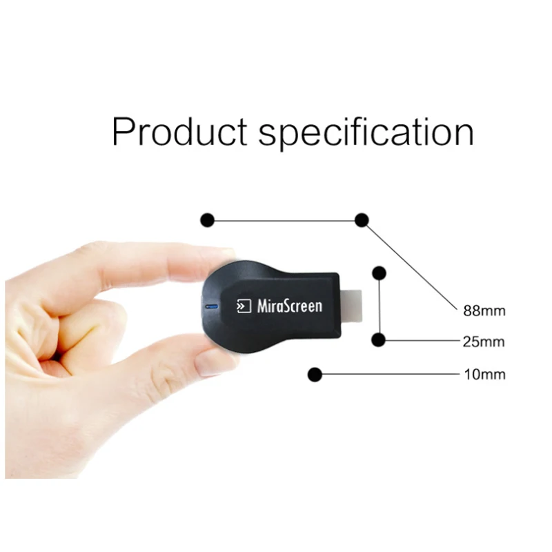 HFLY anycast M2 plus tv stick android wifi адаптер hdmi ключ Поддержка DLNA Airplay dlna mirascreen 1080P|SmartTV-стики и
