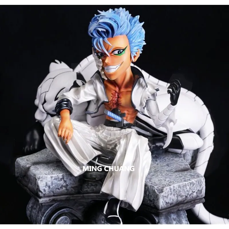 Статуя отбеливатель Grimmjow jeagerjaches положение сидя бюст GK 22 см экшн фигурка