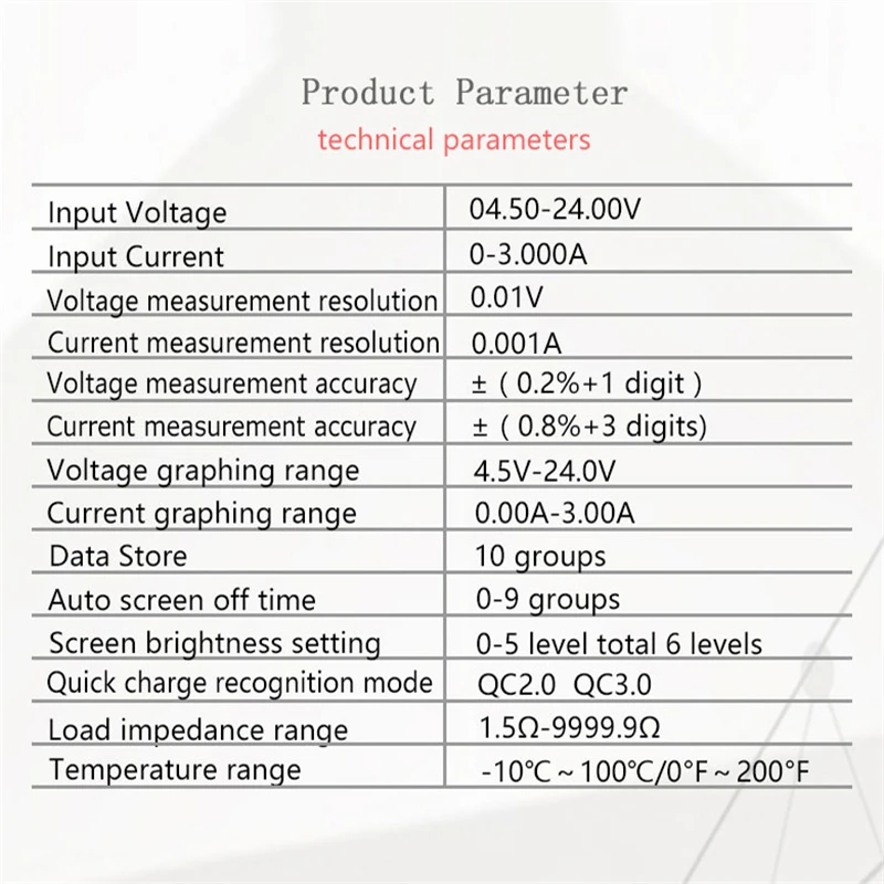 UM24 UM24C USB 2,0 цветной ЖК-дисплей тестер напряжения измеритель тока Вольтметр Amperimetro измерение заряда батареи сопротивление кабеля