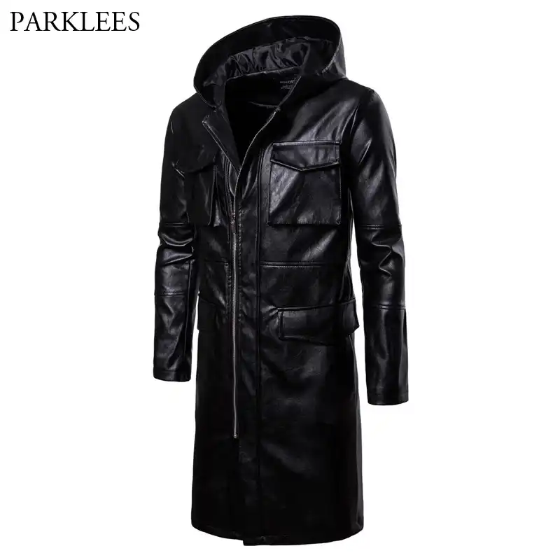 longline biker jacket