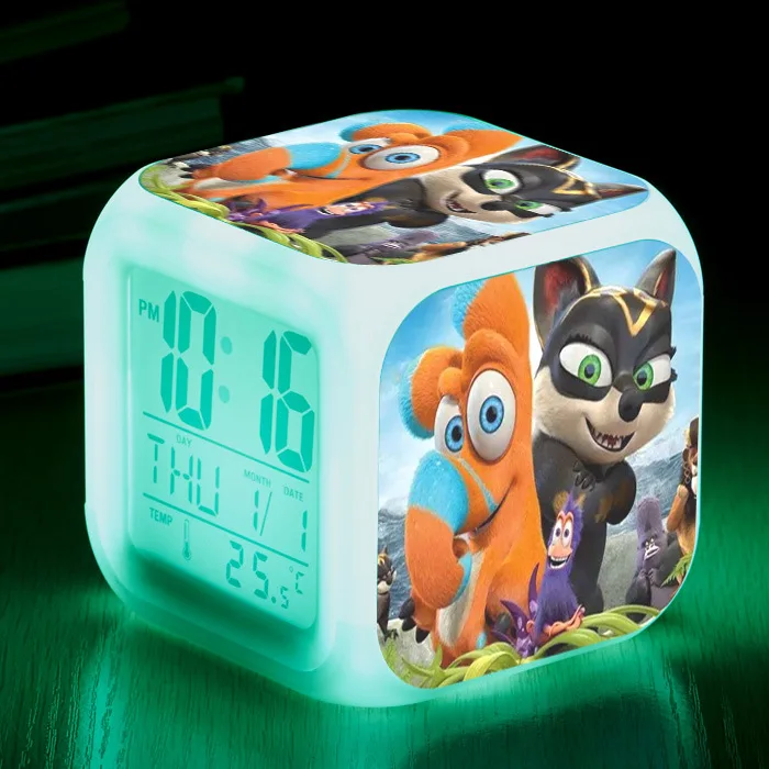 

New Kids Personalized Gifts Noah's Ark Princess Doll Gift Anime Toy Figures Led ledclock Toys for Children