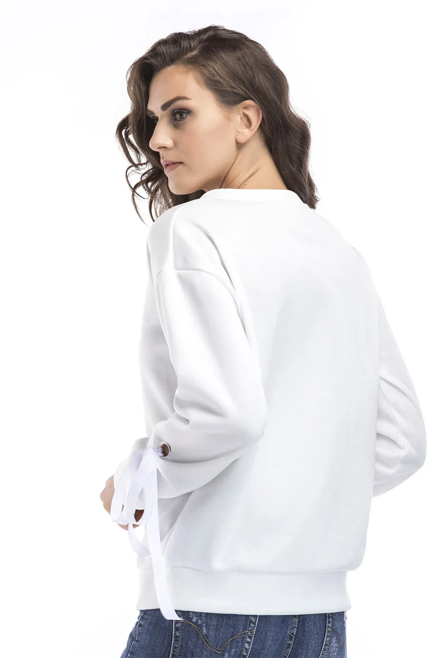 Gladiolus New Fashion Spring Autumn Sweatshirt Women O-Neck Lace Up Long Sleeve Pullover Women Hoodie 2019 Ladies Tracksuit Tops (21)