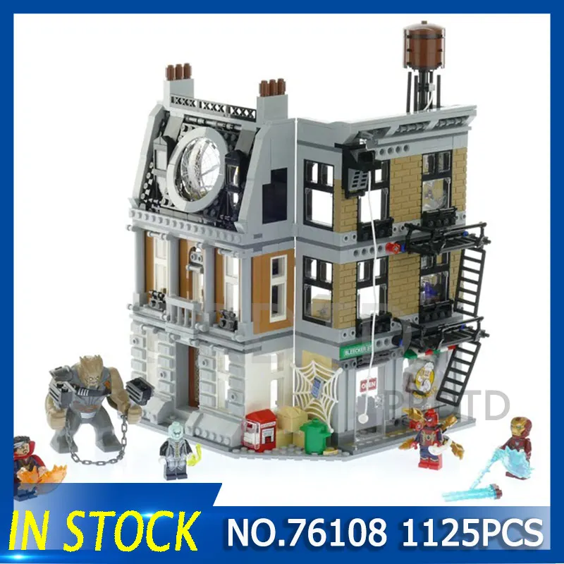 

76108 New Super Hero Series The Sanctum Sanctorum Showdown Set Compatible 1125PCS Building Blocks Bricks For Children Birthday