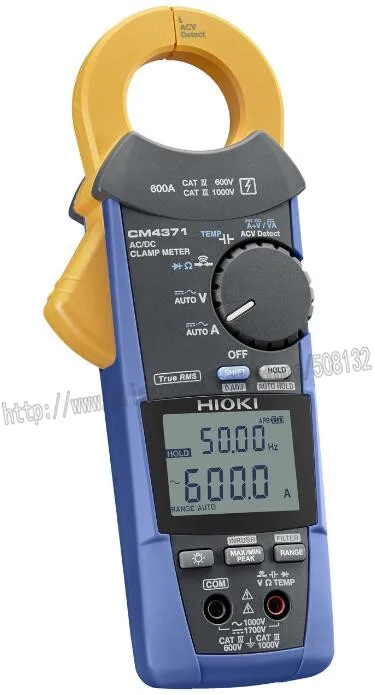 

HIOKI CM4371 AC and DC clamp meter True RMS 600A for the Toughest Situations