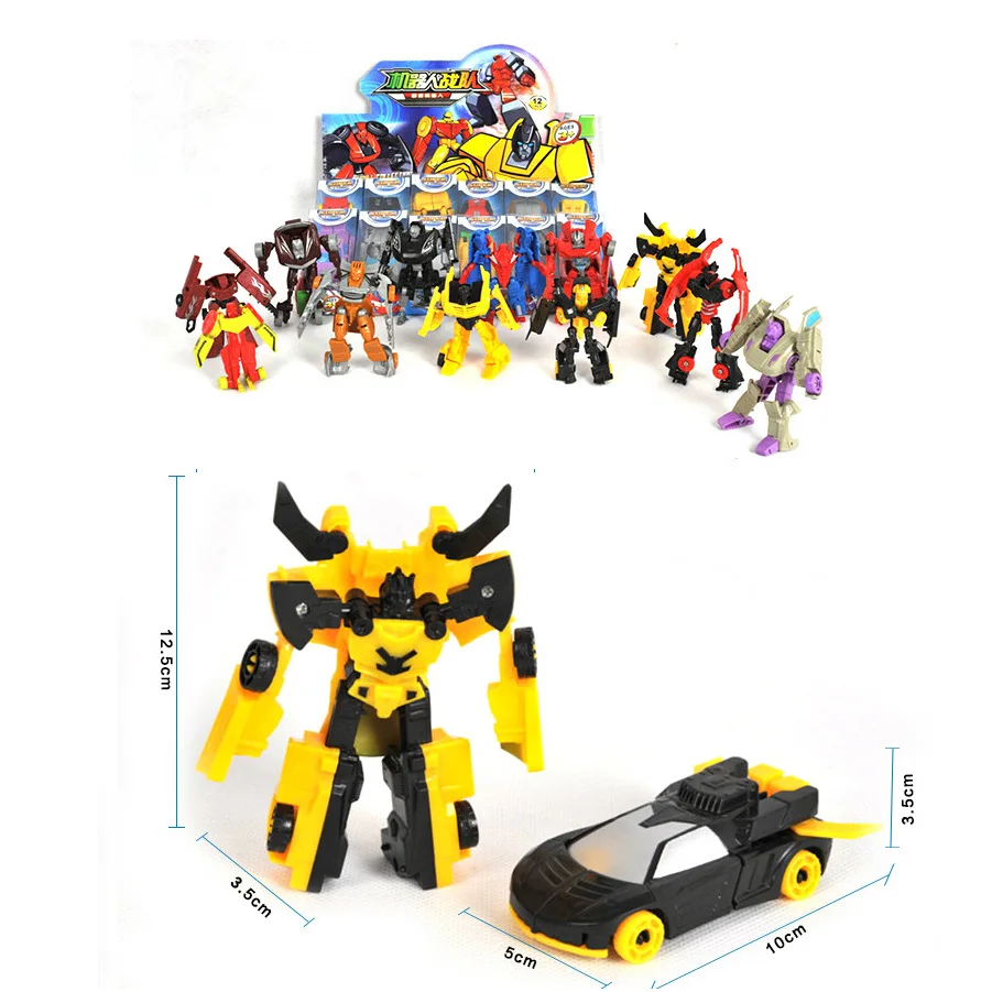 

Transformation Deformation Robot Yellow Car Compatible Model Building Kid"s Block Hobbies Car Model early education Kid's Toy