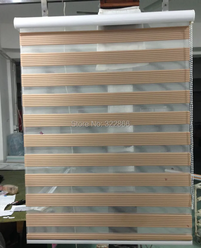 

Free shipping- rainbow shades Zebra blinds roller blinds customized size 8 colours
