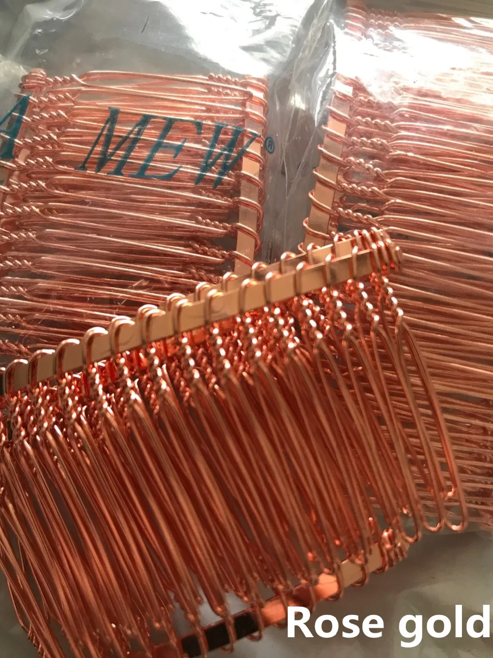 los 5//10 Zähne Metalllegierung Blank DIY Legierung Haar Kamm 10 teile