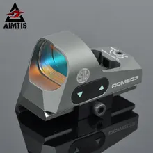 AIMTIS ROMEO3 1х25 мини Коллиматорный прицел дробовика 3 МОА точка сетка Красный точка зрения область Пикатинни QD Крепление для ОПС винтовки карабины