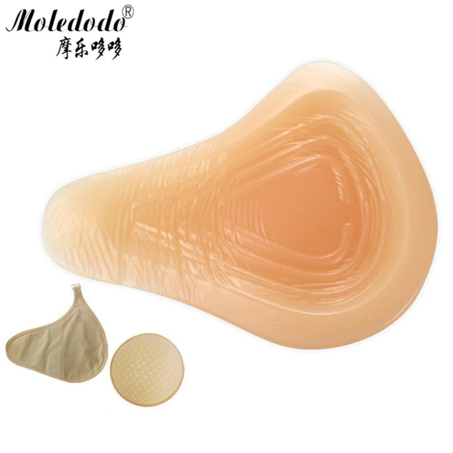 

Silicone Breast Implant Special Fake Breast Chest Pad Hook Protection Sleeve Wicking Breathable Underarm Lengthening Summer D40