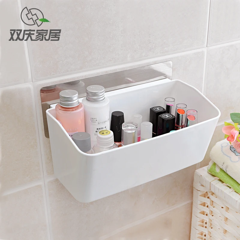 suction cup bathroom wall storage rack shelf bathroom supplies suction