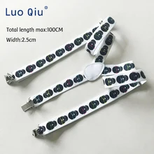 Faroonee больше цветов на выбор Новые Мужские Женские Унисекс на подтяжках эластичные y-образные регулируемые подтяжки разноцветные подтяжки