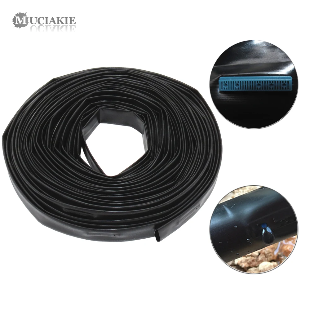 

20/30/50/100M 16mm 0.2mm Thickness Drip Irrigation Tape with Emitter Inside Flat Streamline Hose Sprinklers 20CM Dripper Space