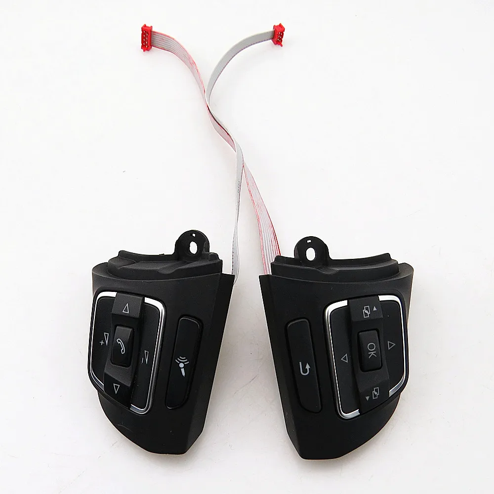 

SCJYRXS Steering Wheel Control Switch Volume Button For Golf MK6 EOS Tiguan Touran Amarok Caddy CC 5C0 959 537 A 5C0 959 538B