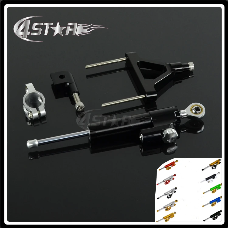 

Motorcycle Steering Damper Stabilizer & Bracket For KAWASAKI ZX6R ZX-6R 2007 2008 07 08
