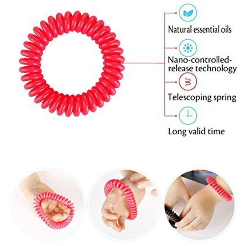 5pcs_lot Anti Mosquito Repellent Bracelet Pest Reject Bug Repellent Wristband Insect Killer Protecti