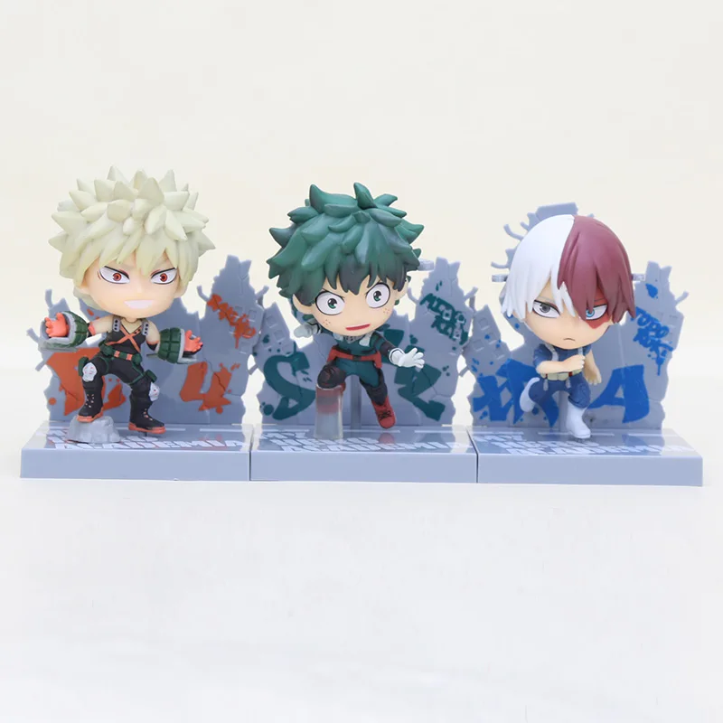 Высота каблука 10 см мой герой фигурка игрушки haku Bakugou Katsuki Todoroki шото Boku без ПВХ |