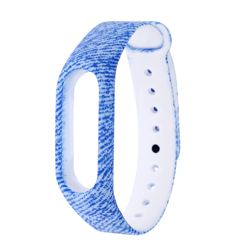 Спортивный силиконовый ремешок для часов Xiaomi Mi Band 2 на запястье браслета