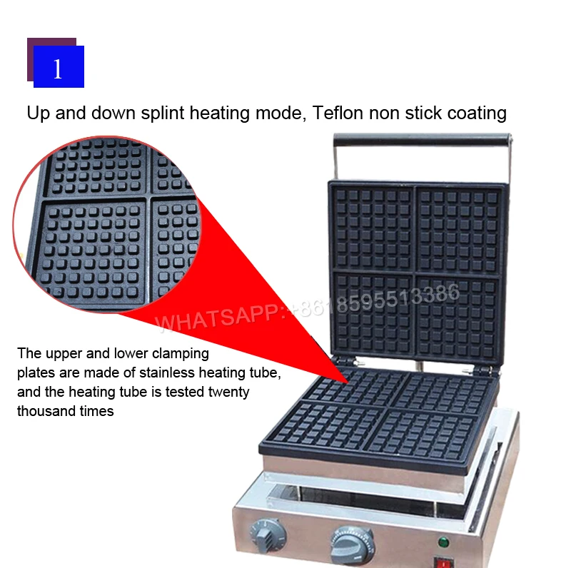 Commercial waffle making machine; ice cream waffle cone maker waffel machines