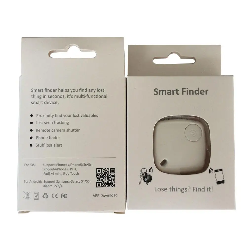 Smart Tag Wireless Bluetooth Tracker Child Bag Wallet Pet Key Finder GPS Locator 3 Color Anti-lost Alarm Reminder