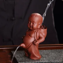 Забавная моча кукла Исин zisha Фиолетовый Глиняный чай домашнее животное креативный Орнамент Дом согревающий подарок чай играть на чайном лотке китайская милая кукла