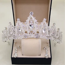 Новая Мода тиара для волос корейский стиль Свадебные аксессуары для волос; свадебные сплав модные ювелирные изделия для женщин