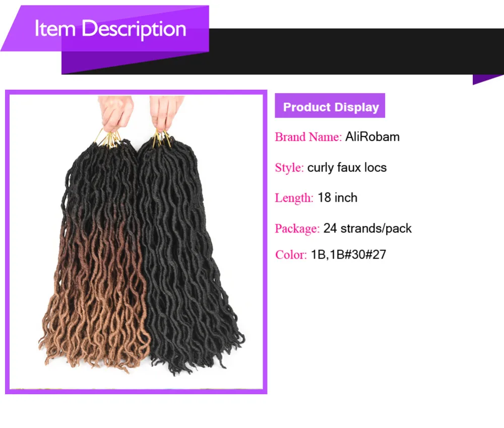 faux locs