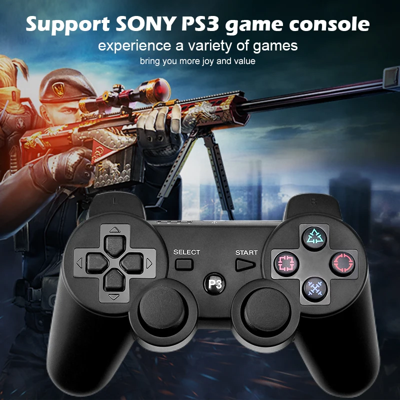 Беспроводной Bluetooth геймпад для PS3 контроллер Playstation 3 dualshock игровой джойстик play station 3 консоль