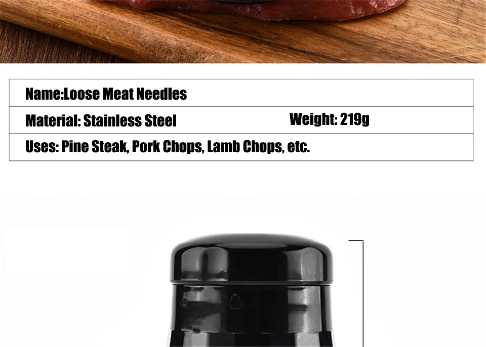 56 лезвий игла для размягчения мяса нож из нержавеющей стали для мяса Биф для стейка молоток для мясных тендерайзеров молоток для приготовления пищи инструменты