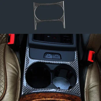 

100% Carbon Fiber Center Cup Water Holder Frame Cover Trim For Audi Q5 2009-2017