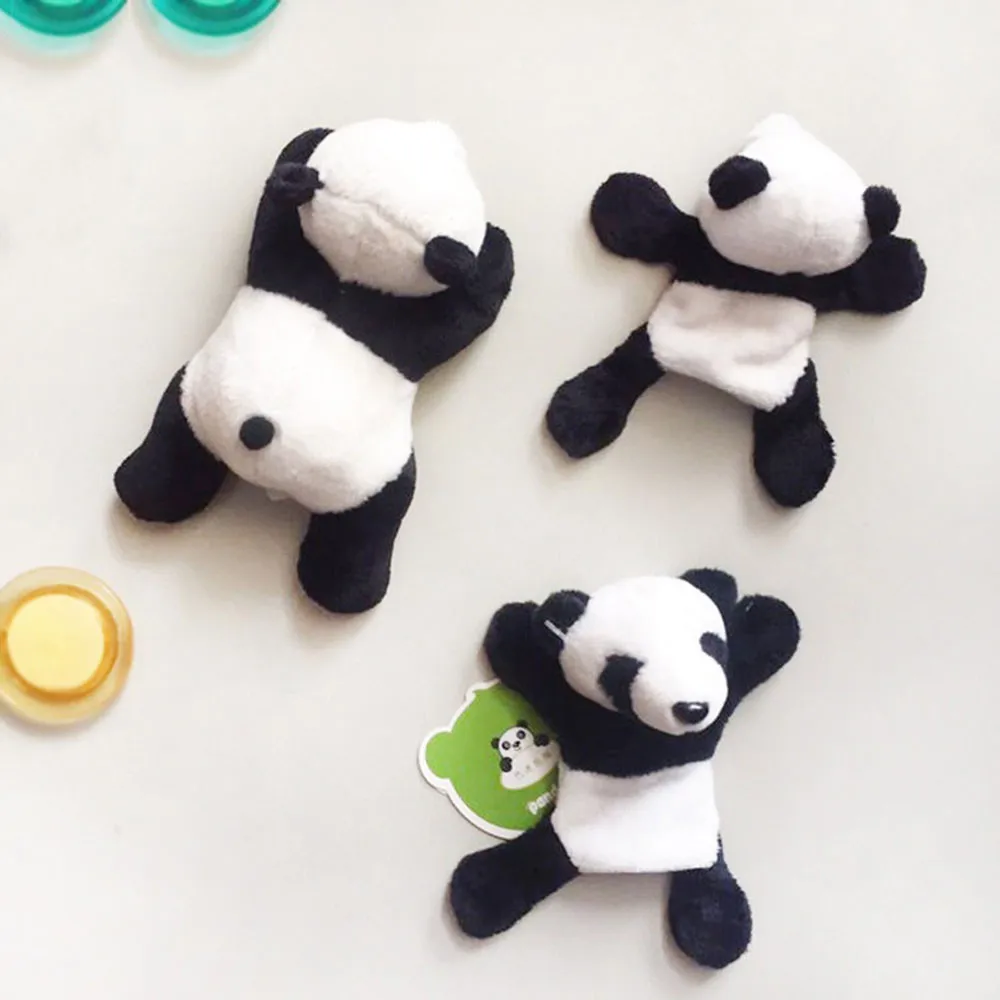 

Refrigerators Stickers 1Pc Cute Soft Plush Panda Fridge Magnet Refrigerator Sticker Gift Souvenir Decor #30