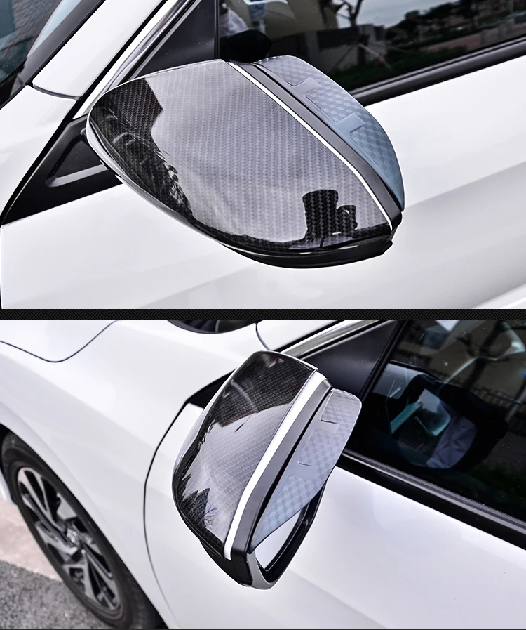 Для Honda Civic автомобиля зеркало заднего вида боковое зеркало крышка для Civic формованная форма накладка из углеродного волокна стиль