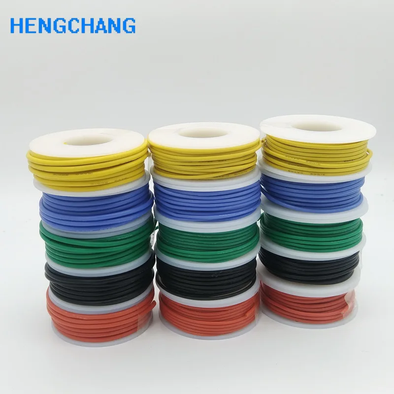 

18/20/26AWG soft high temperature silicone wire High Temperature Tinned copper UL VW-1 5 colors