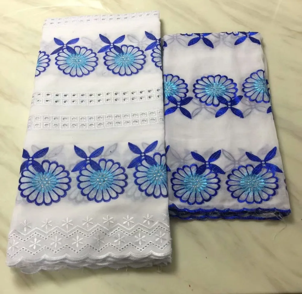 

5+2 Swiss Voile Lace In Switzerland High Quality 2018 Nigerian Cotton Dry Lace Msterial Men Embroidery Swiss Voile Lace Fabric