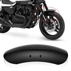 Мотоциклетные короткие переднее крыло для Harley сорок восемь 48 XL1200X XL 1200 2010 2011 2012 2013 2014 2015 2016 2017 глянцевый черный