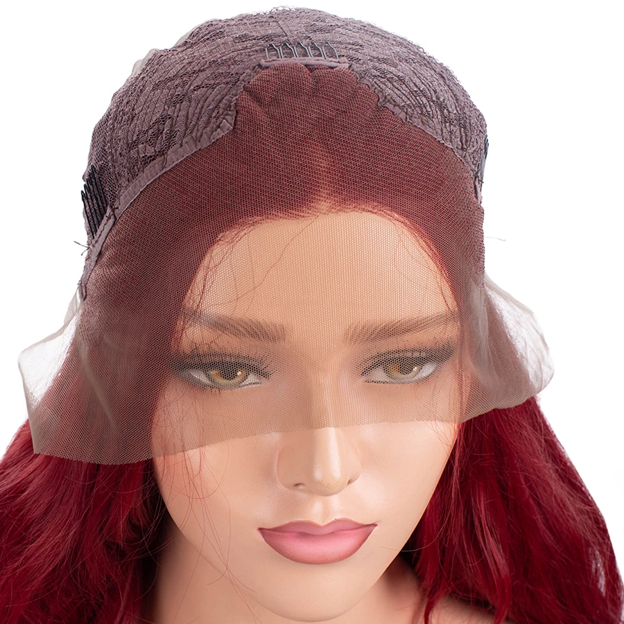 lace front wigs for women red lace front wig (4)