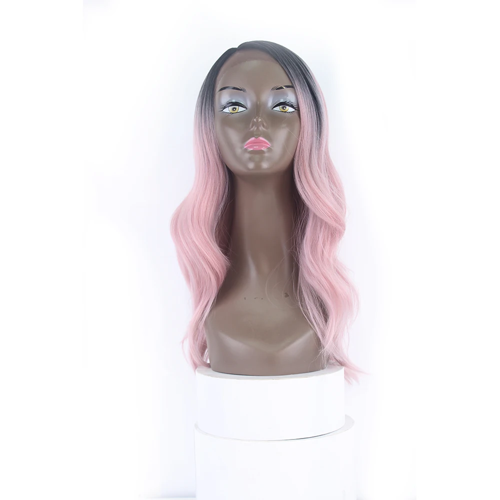 

Alinova Skin Lpart Synthetic Wigs Lace Front Body Wave Synthetic Wigs Body Wave Hair Extension 150%Density