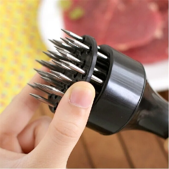 Стейк свинина Чоп быстро рассыпчатое Мясо Tenderizer иглы из нержавеющей стали нежное мясо молоток кухня помощник J2Y