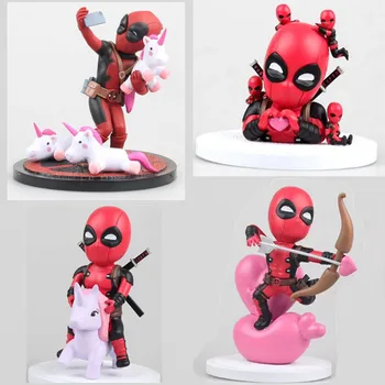 

Lensple Deadpool Funny Selfie Daydream Cupid Version PVC Action Figure Collection Model Toys In Stock