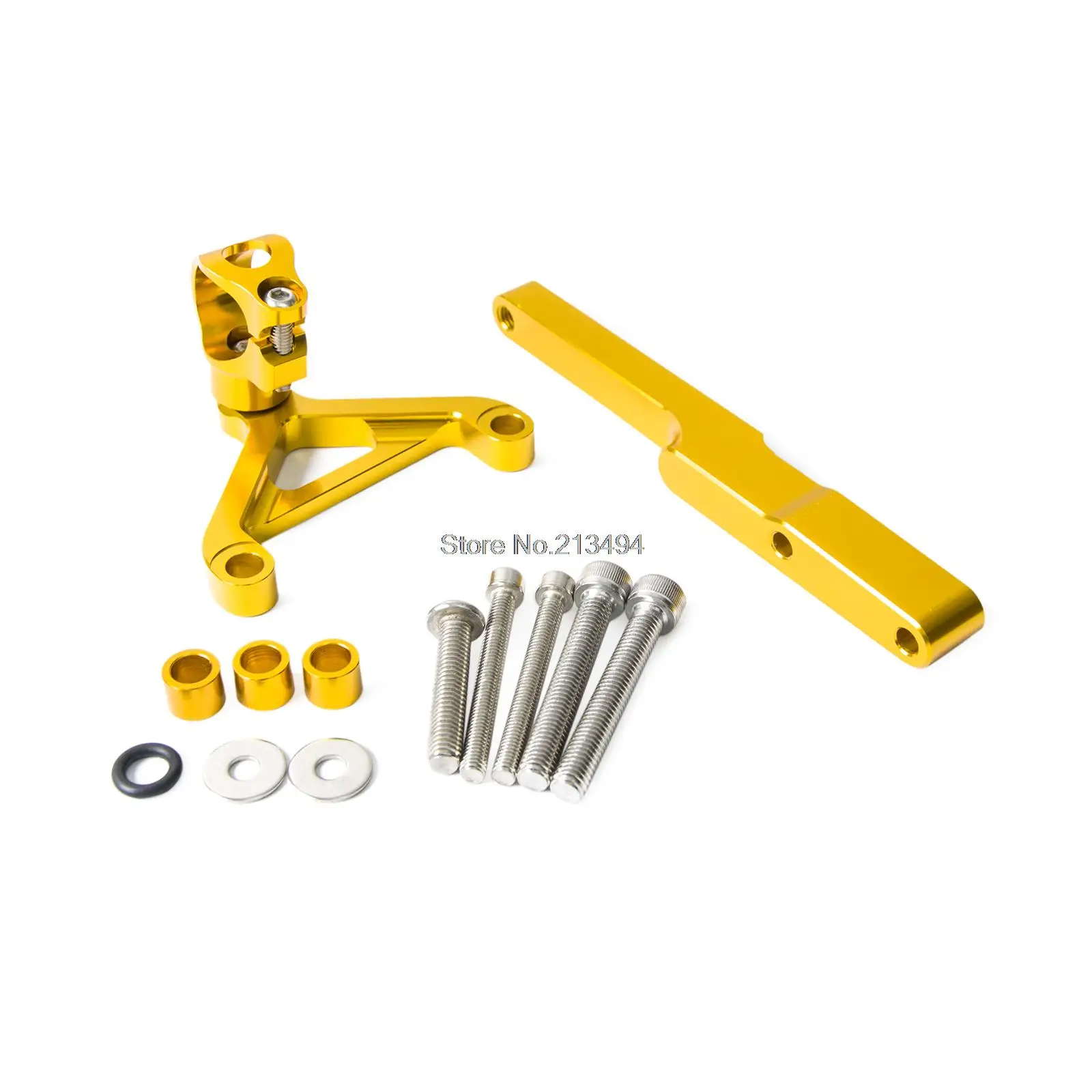 

Gold CNC Steering Damper Mounting Kit For Honda CB1000R 2008-2012 2013 2014 2015
