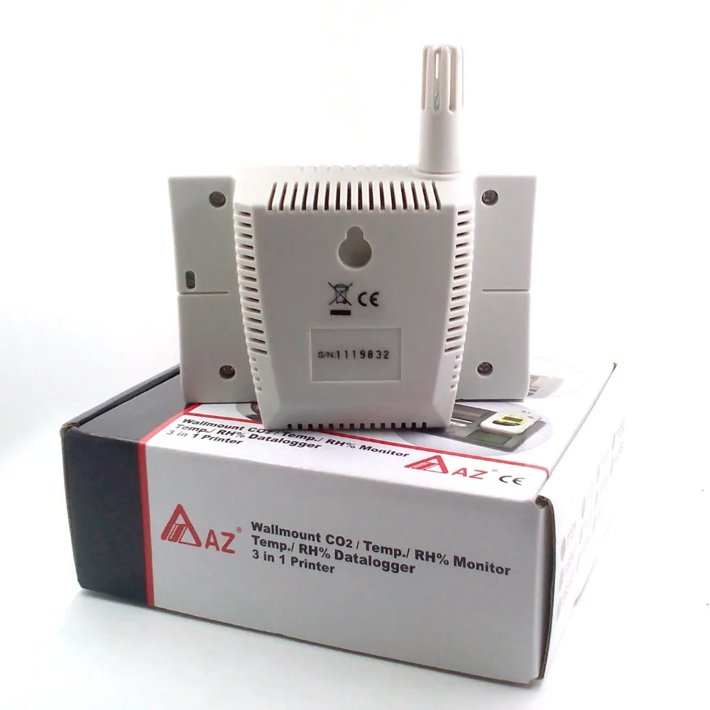 AZ7722 3 в 1 монитор качества воздуха CO2 Измеритель температуры и влажности тестер углекислого газа CO2 Детектор Газа Анализатор метр