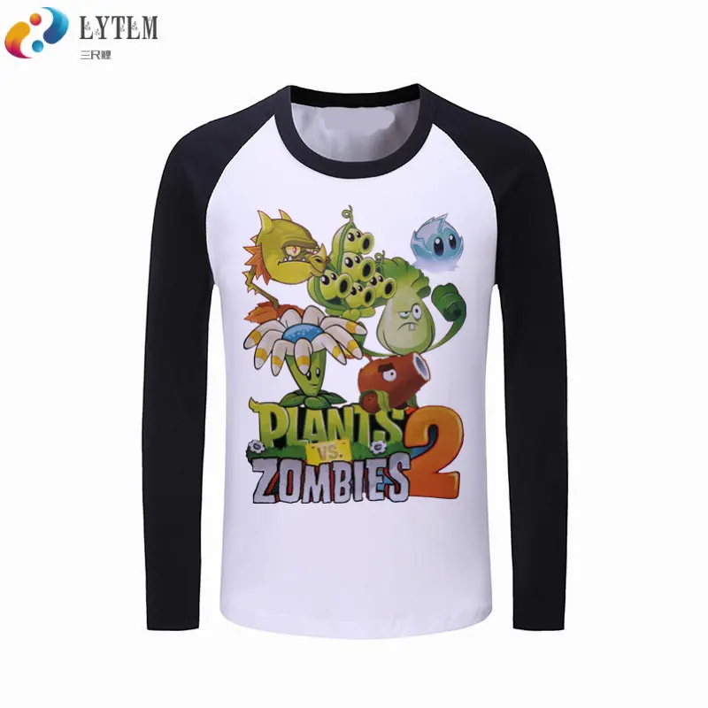 

LYTLM Baby Kids Boys Clothes Plants vs Zombies T Shirt Kids Vestido Infantil Baby Accessories Boys Long Sleeve T-shirts Korean