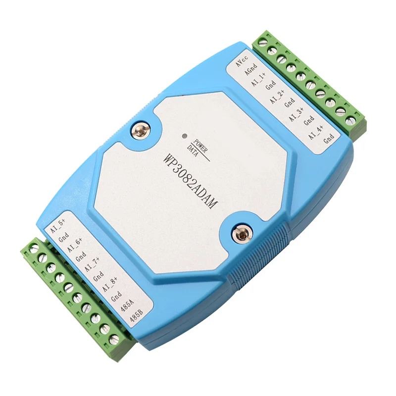 8 каналов аналоговый вход и выход Модуль 0 20 мА/4 мА 12 бит чип сбора AD RS485 MODBUS